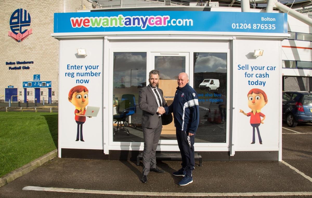 WeWantAnyCar's branch at Bolton Wanderers