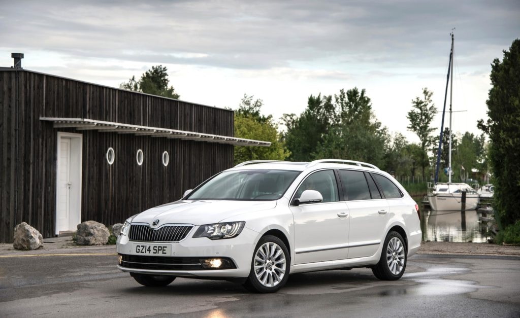Plain jane the Skoda Superb Estate offers lots of load space but muted family car looks.