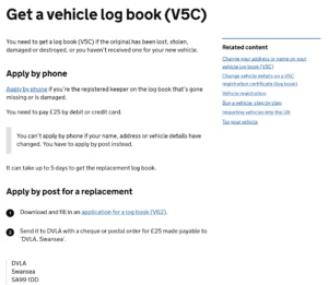 V5C: Guide To Your V5 Logbook (2021 Update) | Motorway