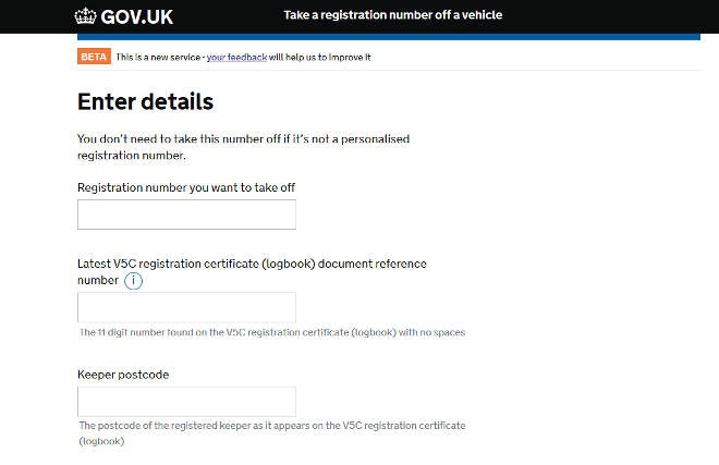 DVLA and Selling Your Car - DVLA Retaining a Private Registration Plate