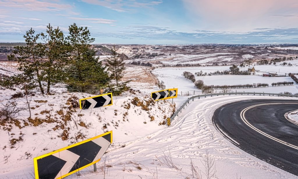 turning road signs