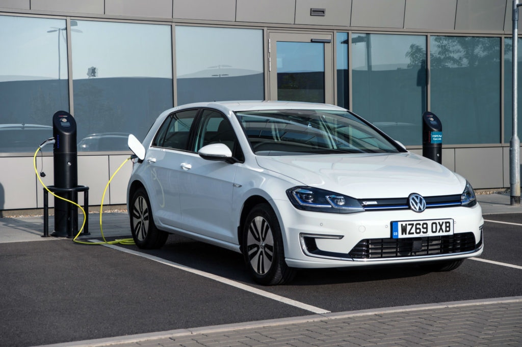 The Volkswagen e-golf might be small on range but it looks just like a Golf with no frills.