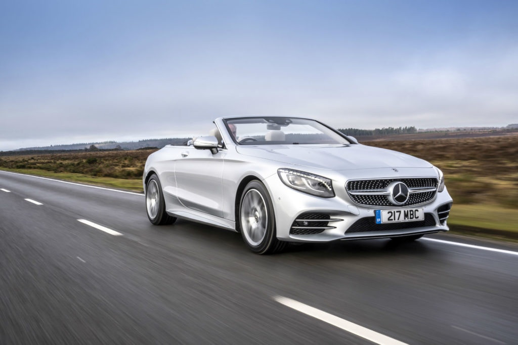 The super luxury Mercedes S Class Cabriolet.