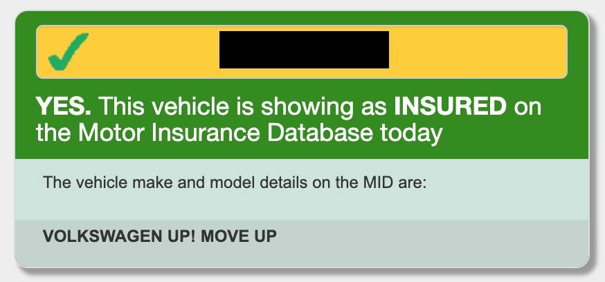 Is my car insured?