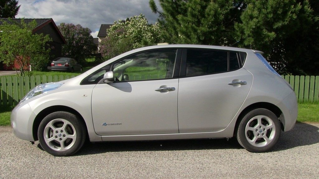 The Nissan Leaf - the top-selling EV in the UK in 2020. 