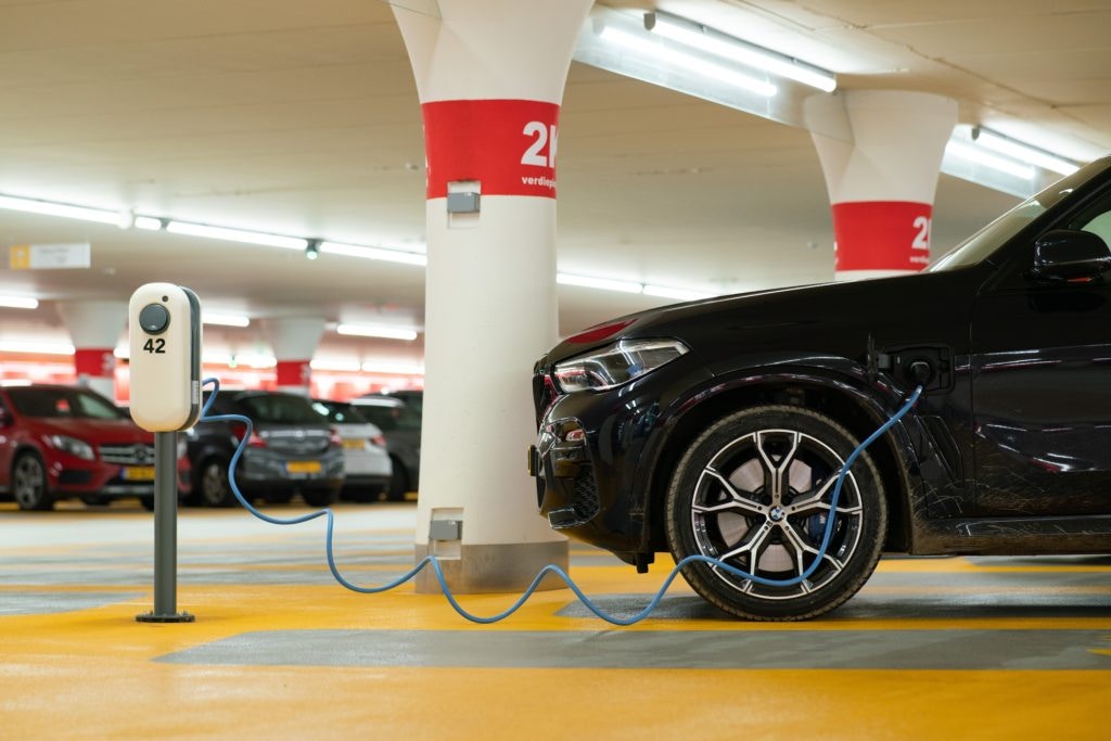 car park electric car charge