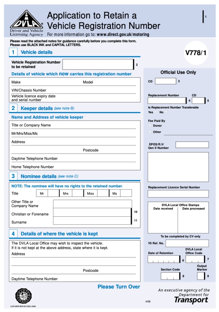 How Do I Retain My Number Plate? DVLA Registration 2024 Motorway