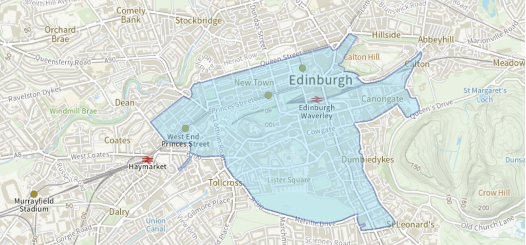 Scotland S Low Emission Zones The Ultimate Guide 2024 Motorway   Screenshot 2023 03 13 At 14.47.18 1024x477 