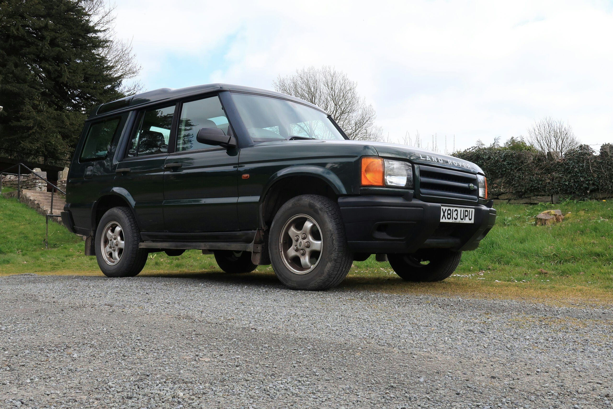 an old land rover