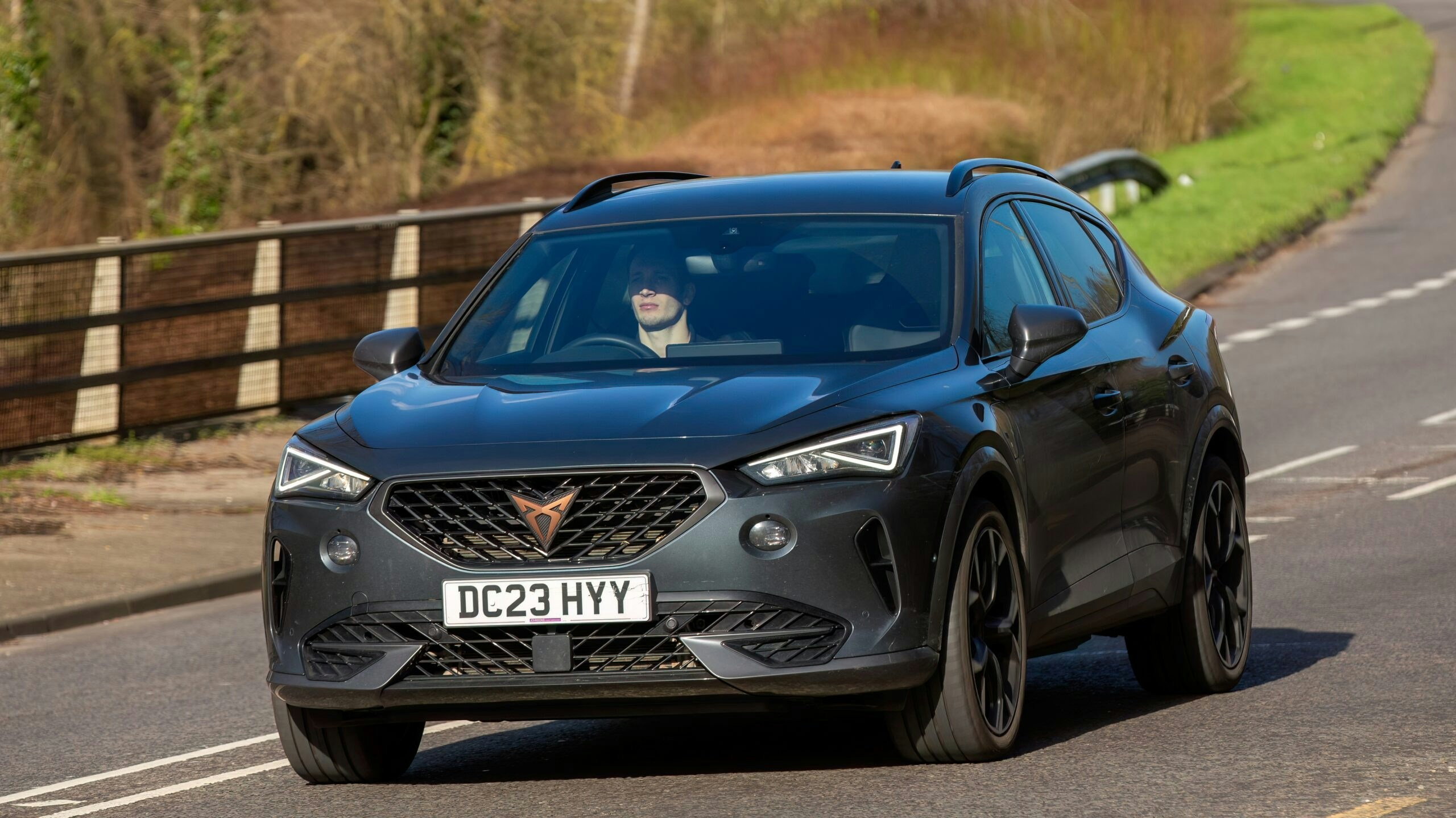 a cupra car being driven 