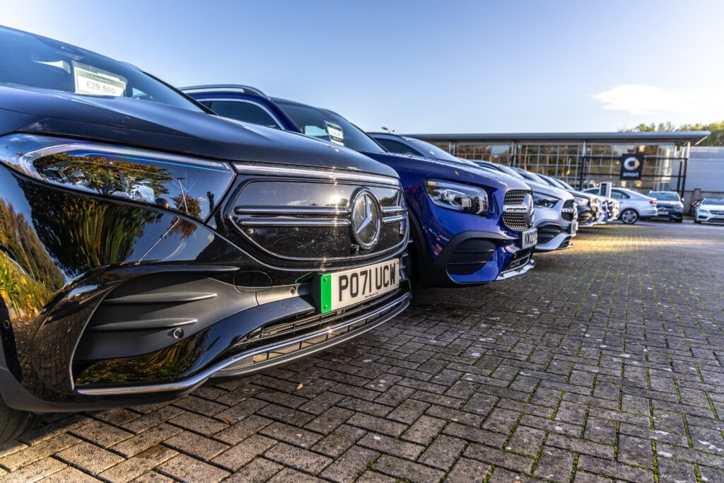 a mercedes dealership