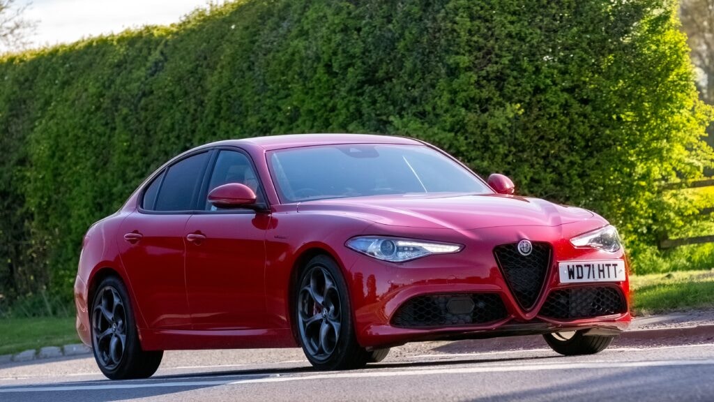 red Alfa Romeo Giulia