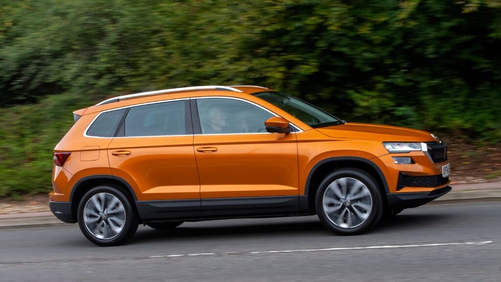 orange skoda kodiaq