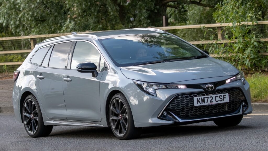 grey toyota corolla hybrid